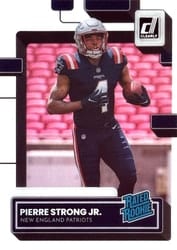 2022 Clearly Donruss Base Set Pierre Strong Jr. #91 card