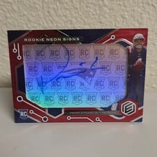 2022 Panini Elements Rookie Neon Signs Pierre Strong Jr #RNS-PS card