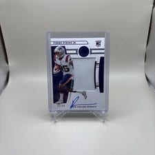 2022 Panini National Treasures Pierre Strong Jr. #192 card