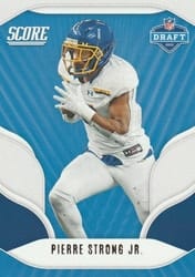 2022 Score NFL Draft Pierre Strong Jr. #D19 card