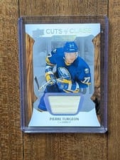 2024-25 Upper Deck Engrained Icons Cuts of Class Relics Pierre Turgeon #CC-PT card