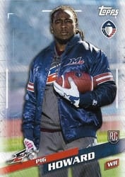 2019 Topps AAF Base Set Pig Howard #148 card