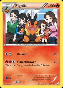 Legendary Treasures Pignite #26 card