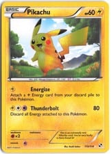 2011 Black & White Pikachu #115