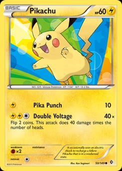 Boundaries Crossed Pikachu #50 card