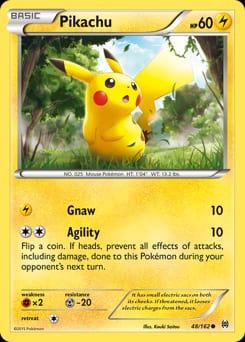 2015 BREAKthrough Pikachu #48 card