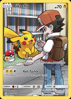 Cosmic Eclipse Pikachu #241 card