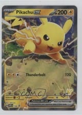 2023 Scarlet & Violet Black Star Promos Pikachu ex #106 card