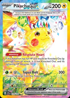 Surging Sparks Pikachu ex #238 card