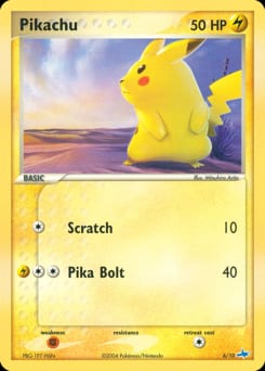 EX Trainer Kit Latios Pikachu #6 card