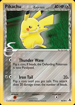 2006 Legend Maker Pikachu δ #93