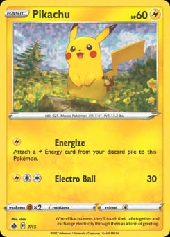 McDonald's Collection 2022 Pikachu #7 card