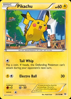 Roaring Skies Pikachu #20 card