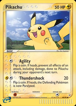 2004 Team Magma vs Team Aqua Pikachu #43 card