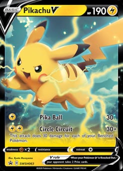 2019 SWSH Black Star Promos Pikachu V #SWSH063 card