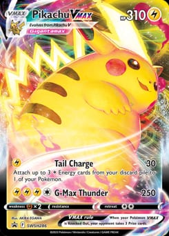 2019 SWSH Black Star Promos Pikachu VMAX #SWSH286