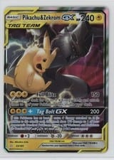 Team Up Pikachu & Zekrom-GX #33 card