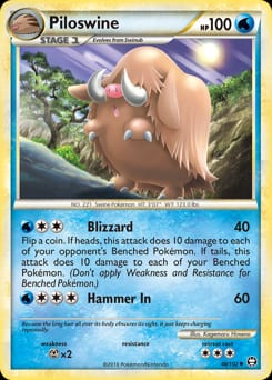 HS—Triumphant Piloswine #48 card