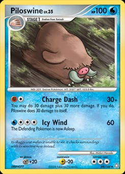 2008 Legends Awakened Piloswine #69 card