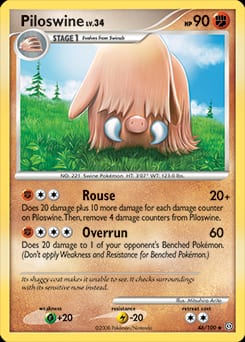 Stormfront Piloswine #46 card