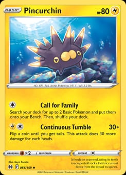 Crown Zenith Pincurchin #56 card