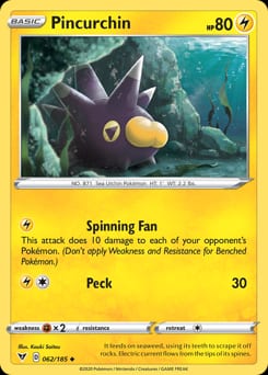 Vivid Voltage Pincurchin #62 card