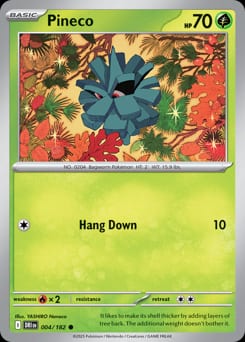 Destined Rivals Pineco #4 card