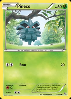 Flashfire Pineco #4 card