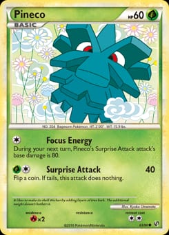 HS—Undaunted Pineco #63 card