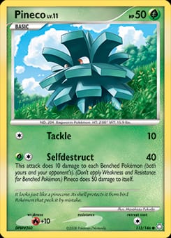 Legends Awakened Pineco #113 card