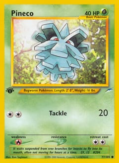 Neo Destiny Pineco #77 card