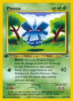 Neo Discovery Pineco #61 card