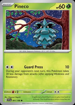 Scarlet & Violet Pineco #1 card