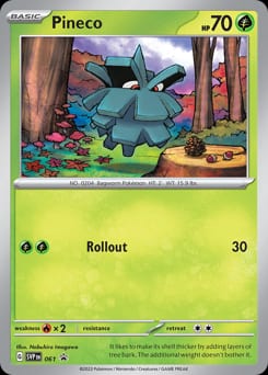 Scarlet & Violet Black Star Promos Pineco #61 card