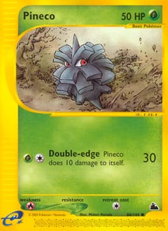 Skyridge Pineco #86 card