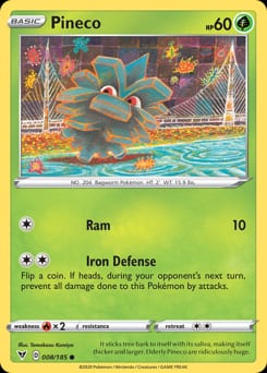 Vivid Voltage Pineco #8 card