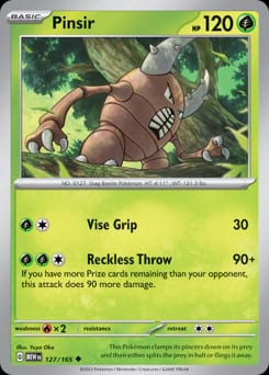 2023 151 Pinsir #127 card