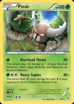 2016 Generations Pinsir #9 card