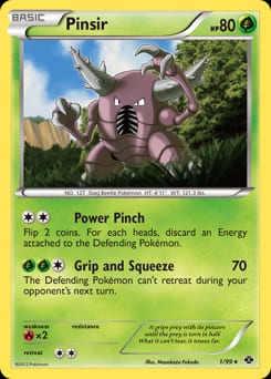 2012 Next Destinies Pinsir #1 card