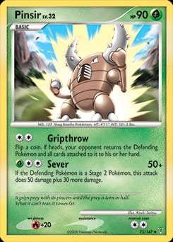 2009 Supreme Victors Pinsir #75 card