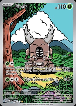 2024 Twilight Masquerade Pinsir #168 card