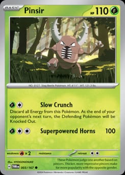 2024 Twilight Masquerade Pinsir #3 card