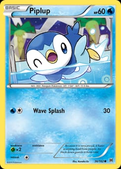 BREAKthrough Piplup #36 card