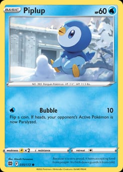 Brilliant Stars Piplup #35 card