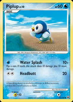 2008 Majestic Dawn Piplup #71 card