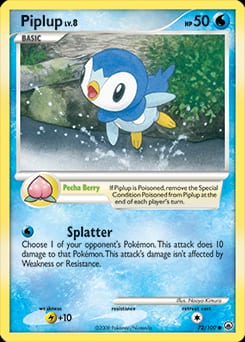 2008 Majestic Dawn Piplup #72 card