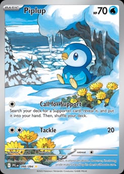 Phantasmal Flames Piplup #98 card