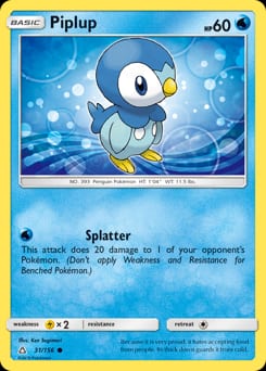 Ultra Prism Piplup #31 card