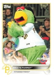 2022 Topps Opening Day Mascots Pirate Parrot #M-17 card