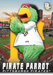 2023 Topps Big League Mascots Pirate Parrot #M-23 card